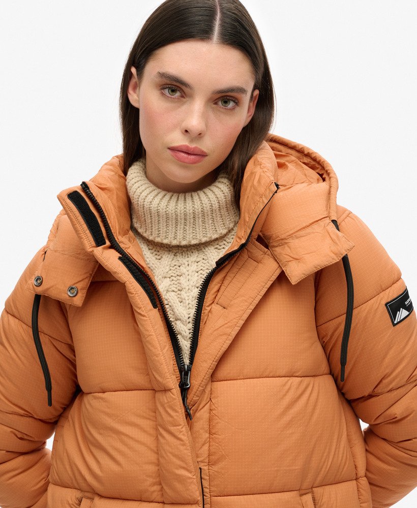 Ripstop Longline Puffer Coat