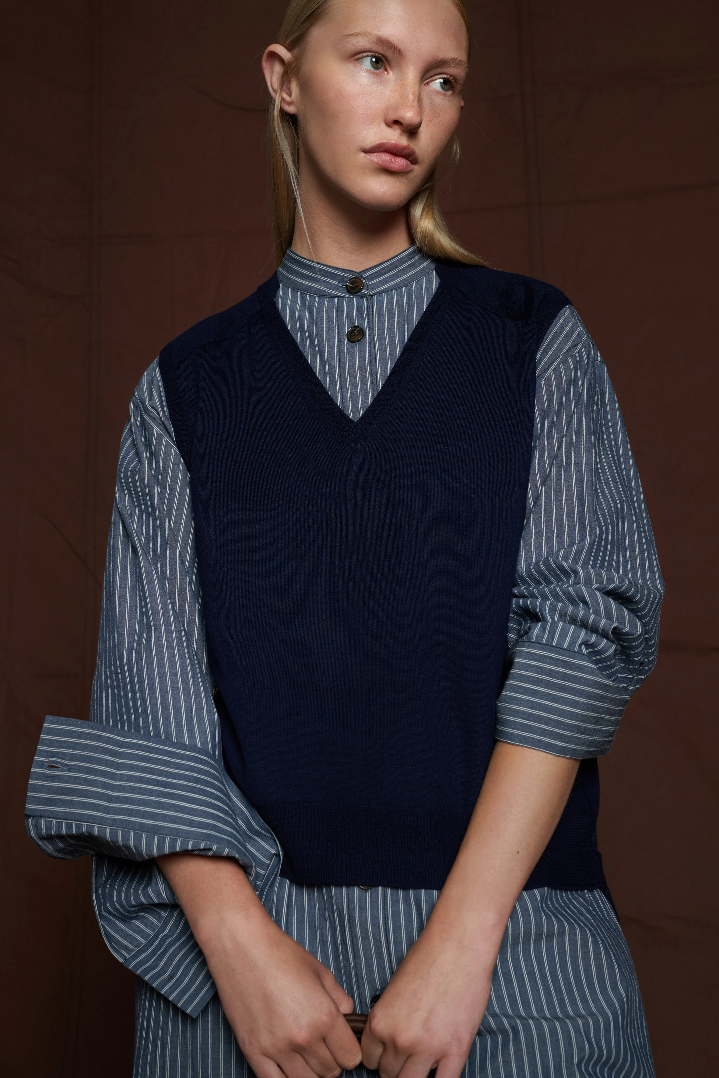 AUBIN NAVY JUMPER