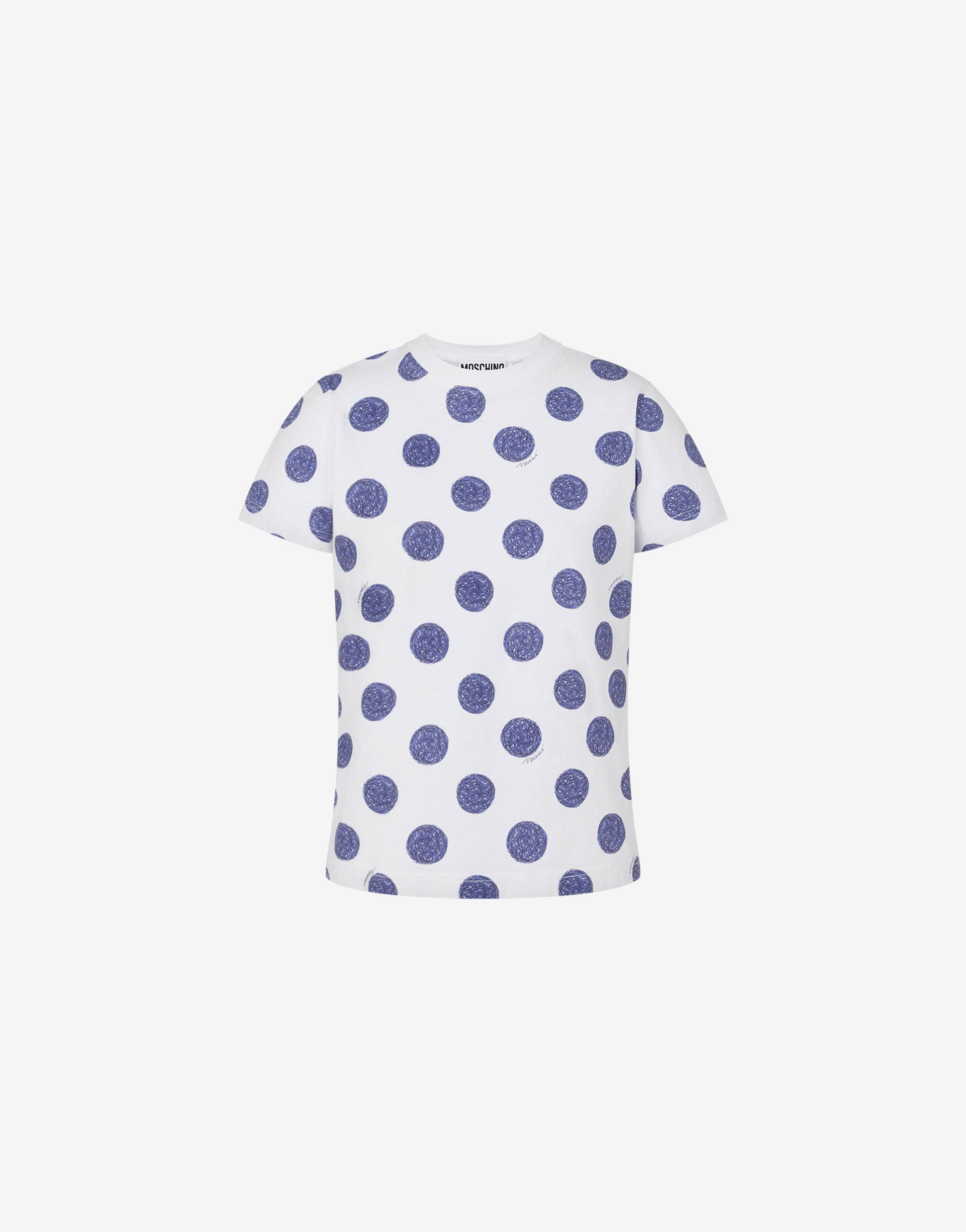 Organic jersey T-shirt Biro Polka Dots