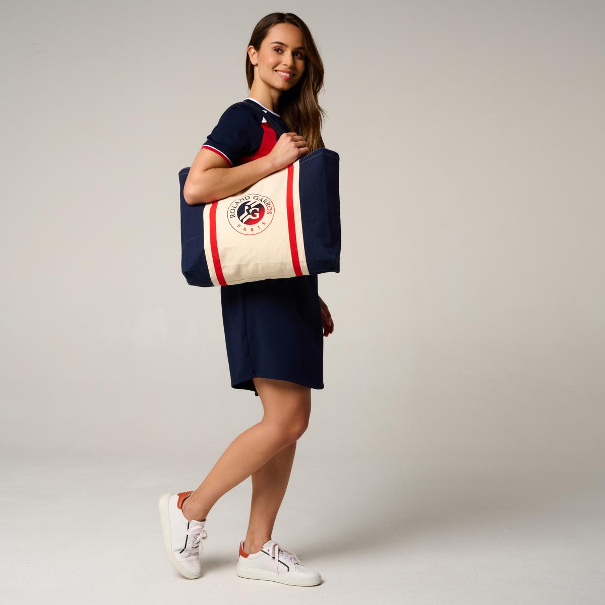Roland-Garros Tricolore shopping bag - Multicolor - ROLAND-GARROS