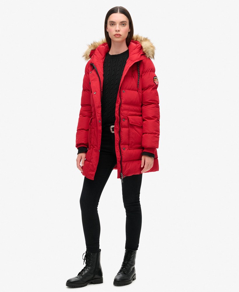 Everest Mid Faux Fur Puffer Coat