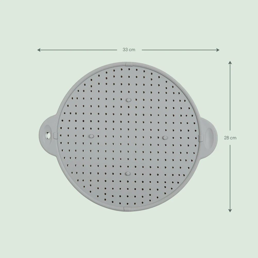 No-Tox Silicone Splatter Guard & Cooking Lid