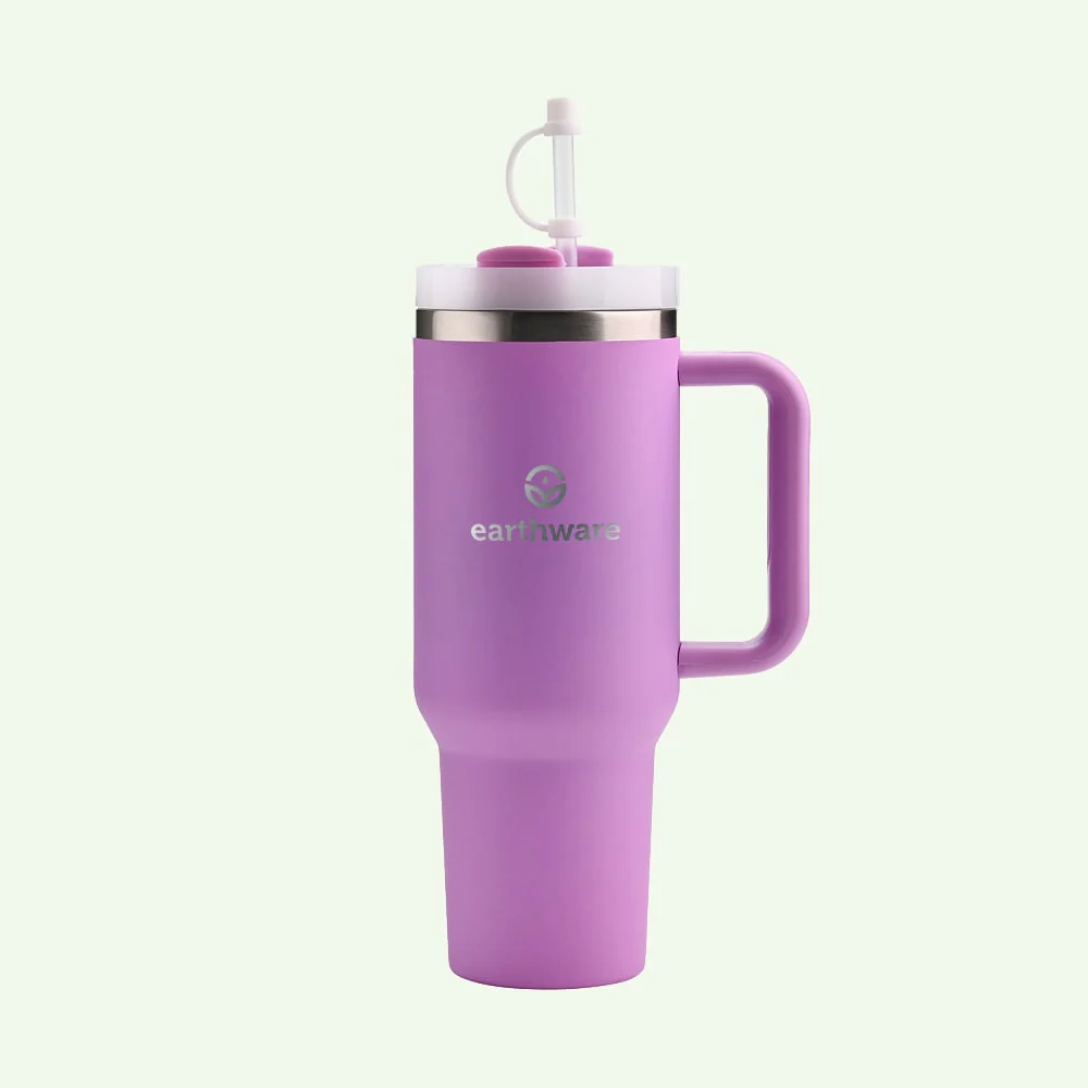 Earth Tumbler Premium Insulated Travel Cup - Purple (1.2L)