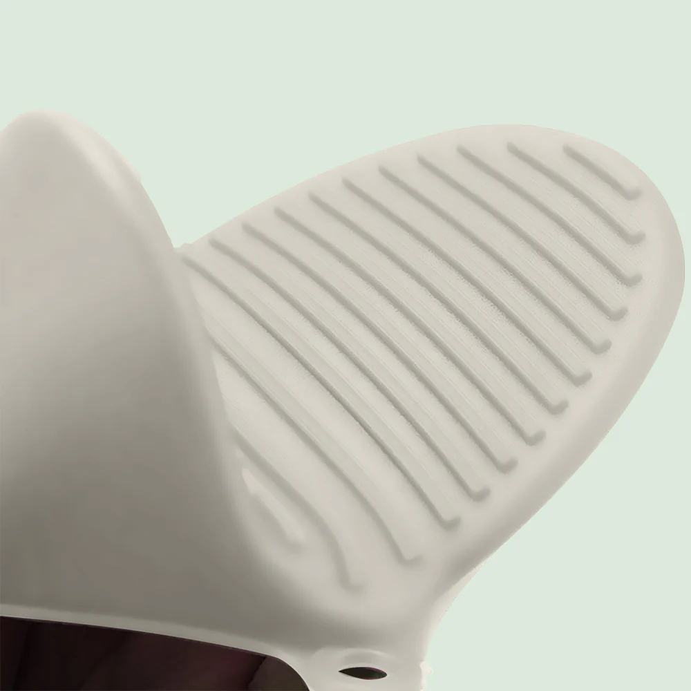 No-Tox Silicone Oven Mitt Set - Gray