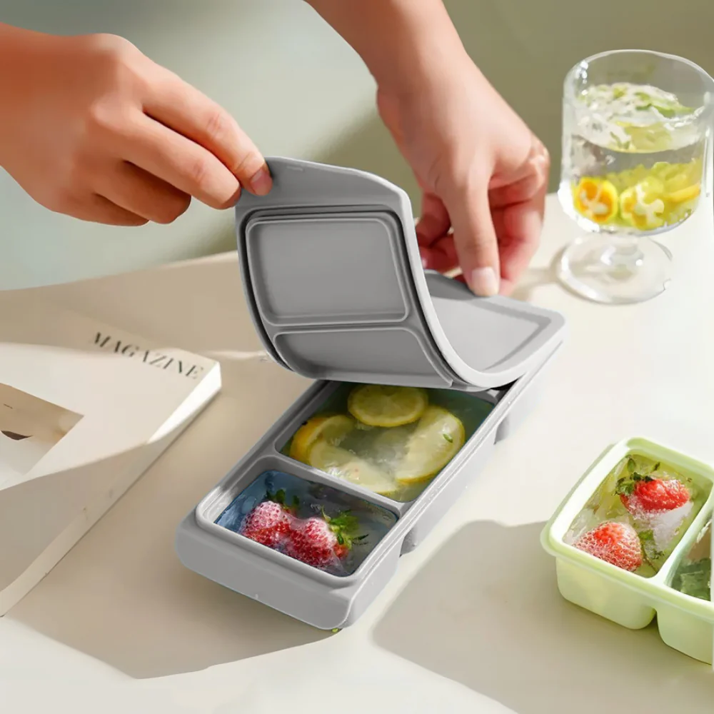 No-Tox Silicone Freezer & Oven Tray Mould - 3 Portion