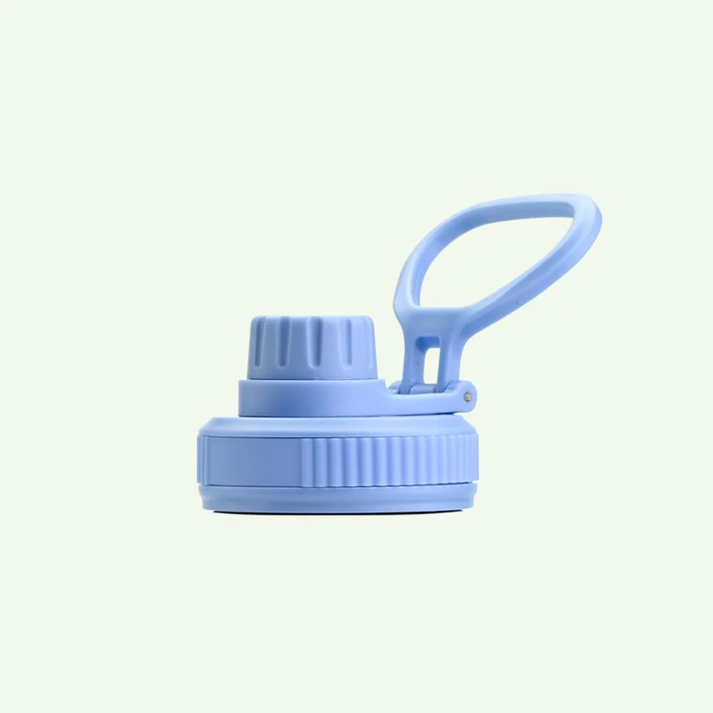 Earth Bottle Premium Insulated Water Bottle with 2 x Caps - Blue (550ml)