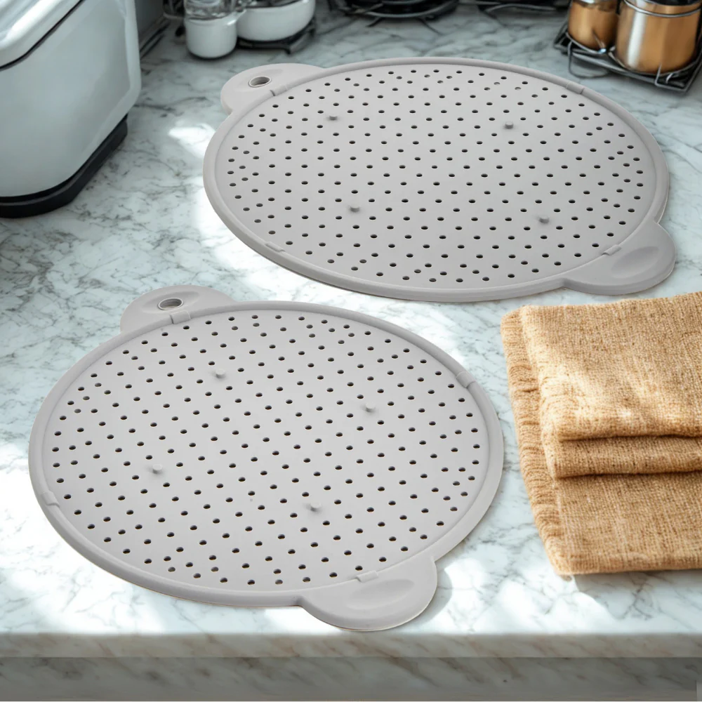 No-Tox Silicone Splatter Guard & Cooking Lid
