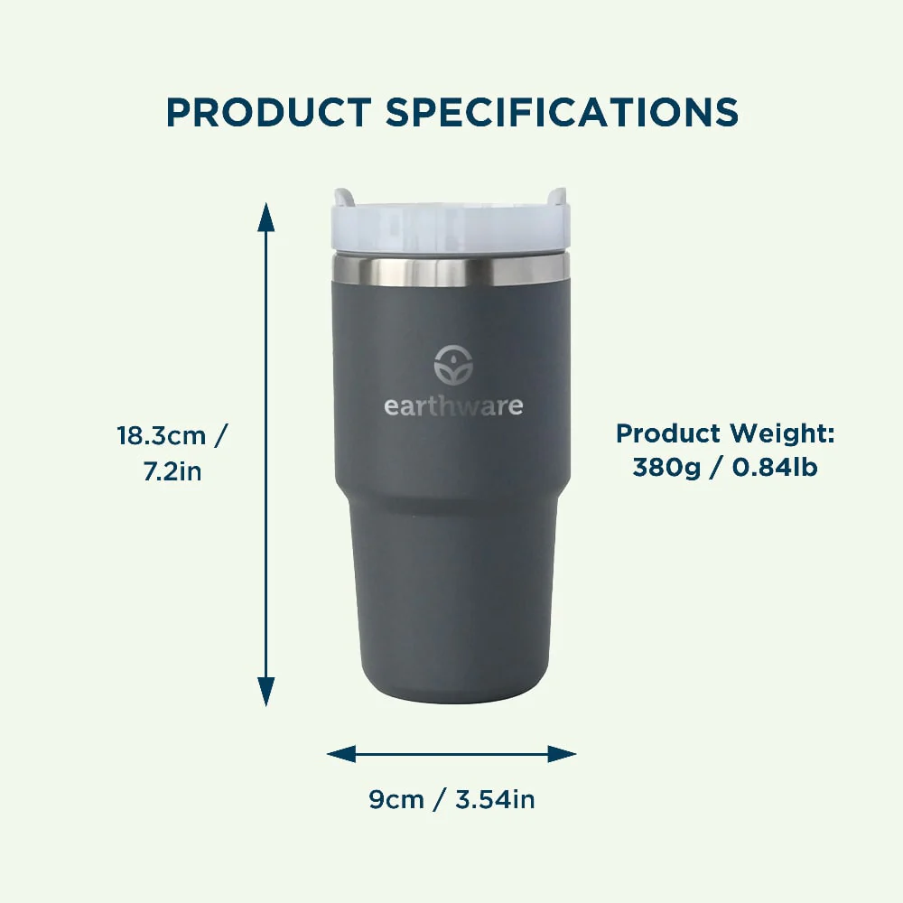 Earth Tumbler Premium Insulated Travel Cup - Mint (600ml)