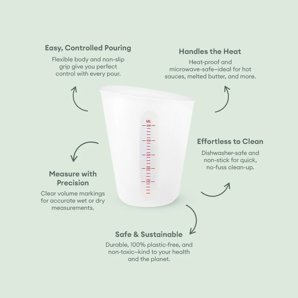 No-Tox Silicone Measuring Jug - (500ml)