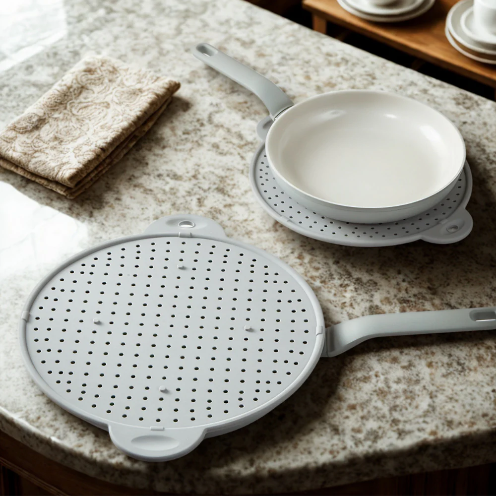 No-Tox Silicone Splatter Guard & Cooking Lid