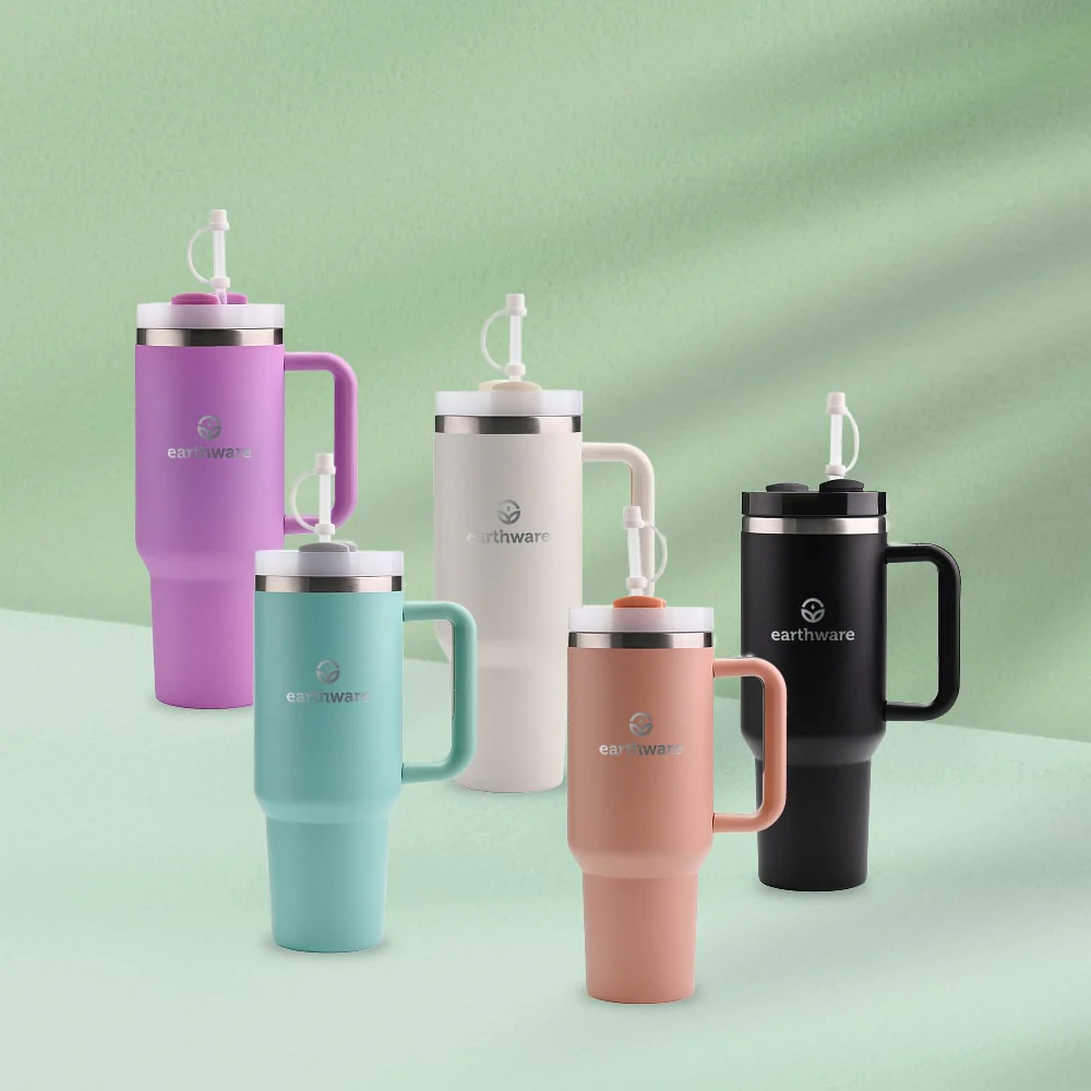 Earth Tumbler Premium Insulated Travel Cup - Purple (1.2L)