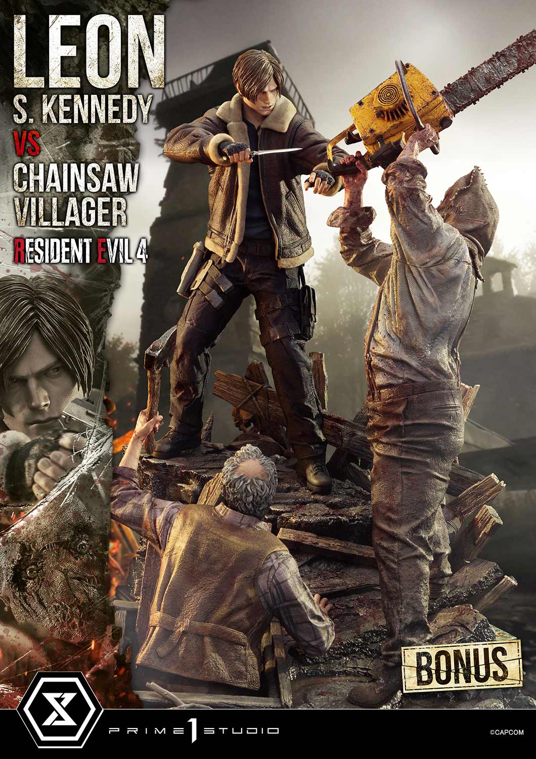 Leon S. Kennedy VS Chainsaw Villager