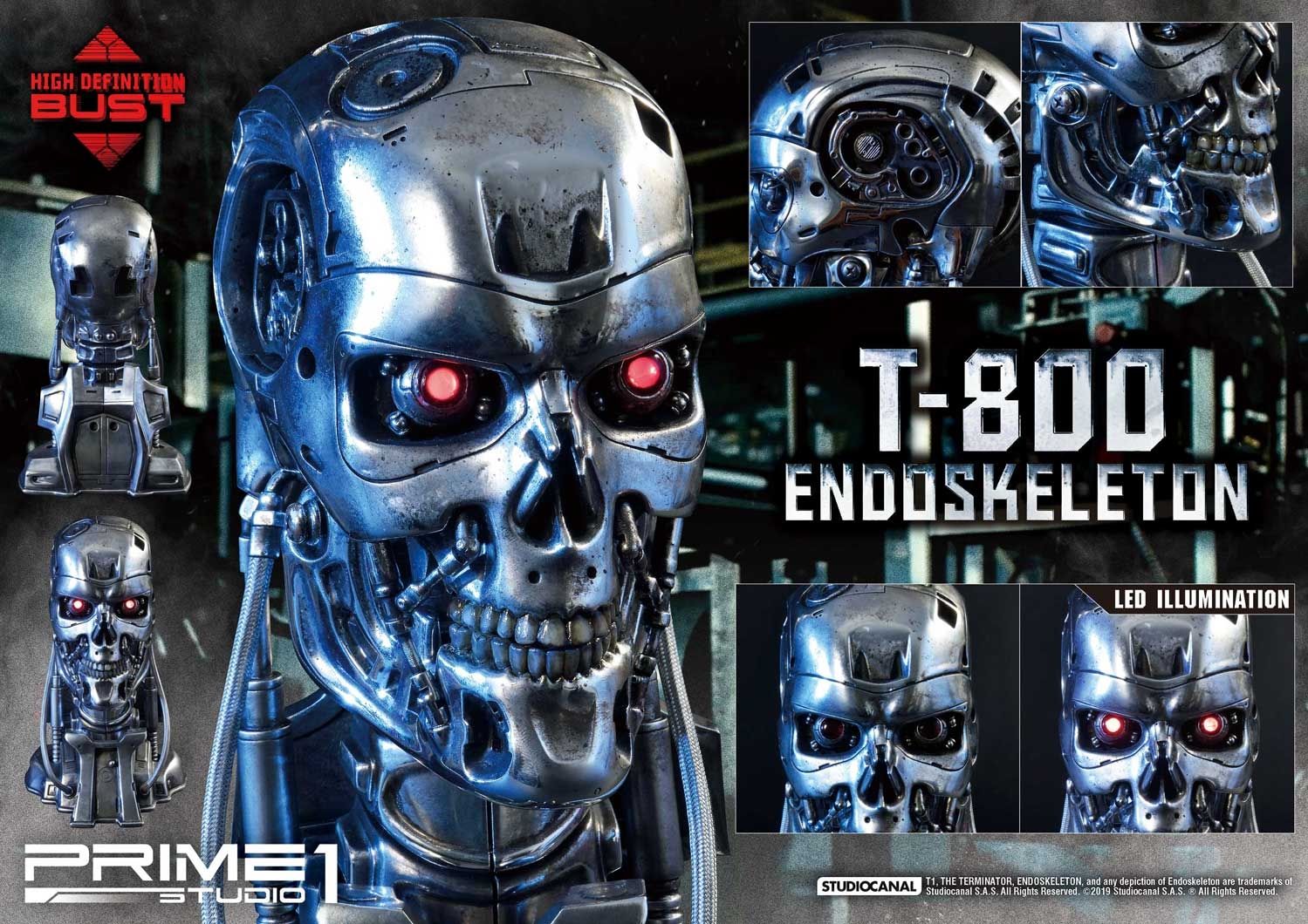 T-800 Endoskeleton Head