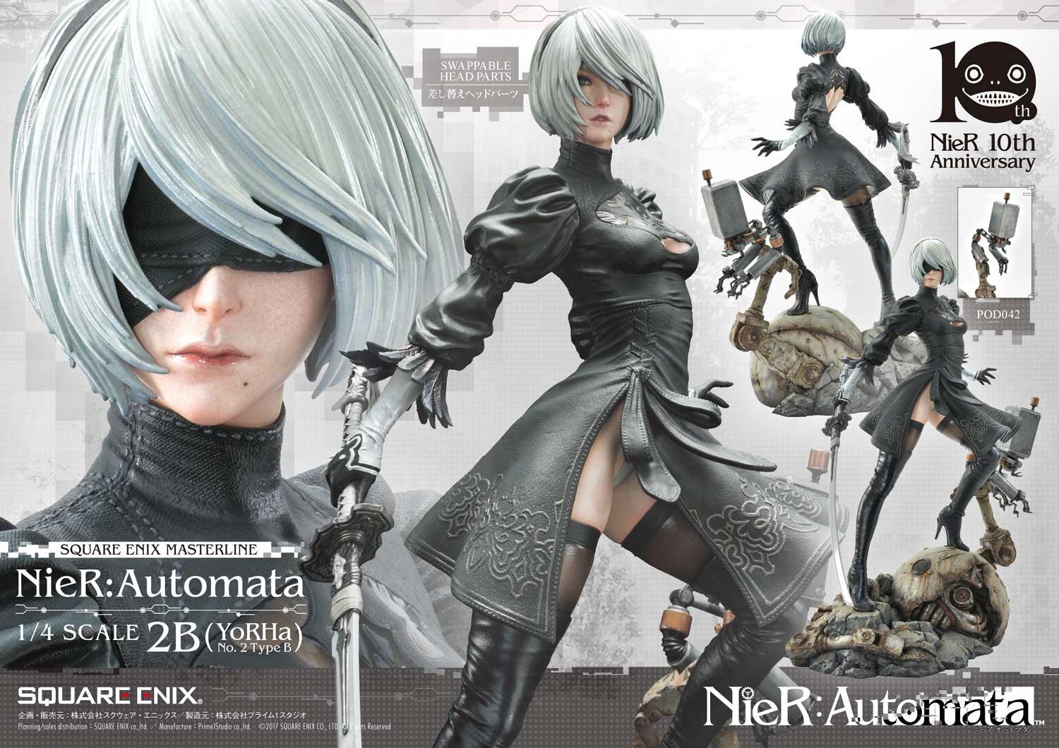 NieR:Automata 1/4 Scale - 2B (YoRHa No. 2 Type B)