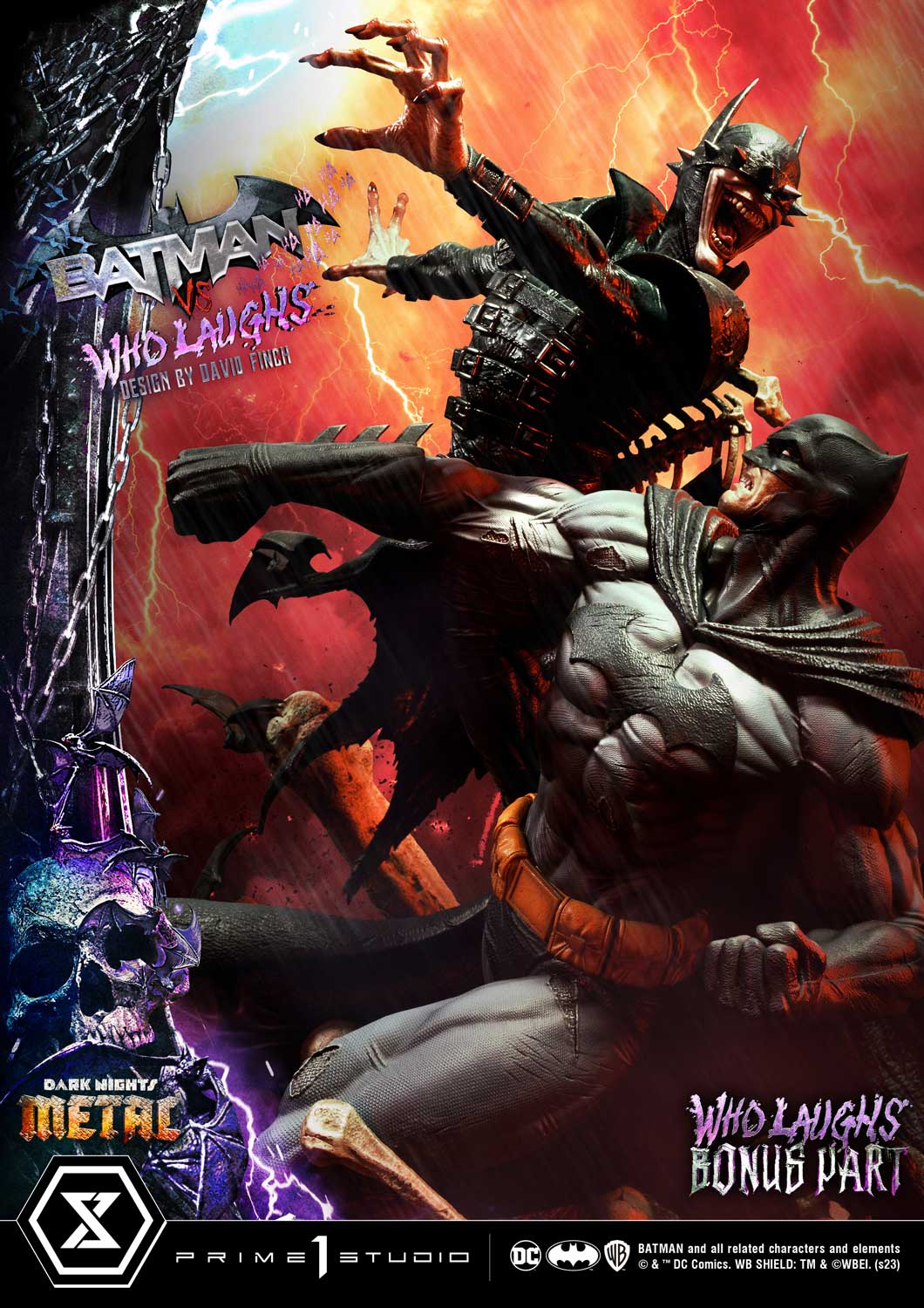 Batman versus Batman Who Laughs