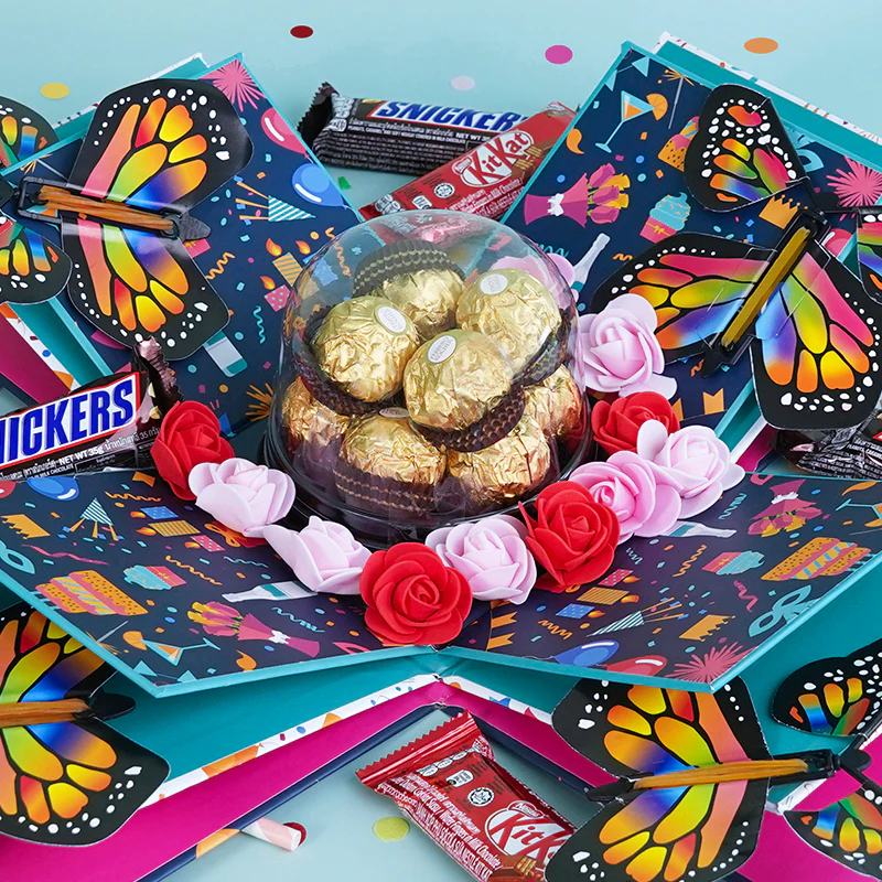 Cake Explosion Gift Box