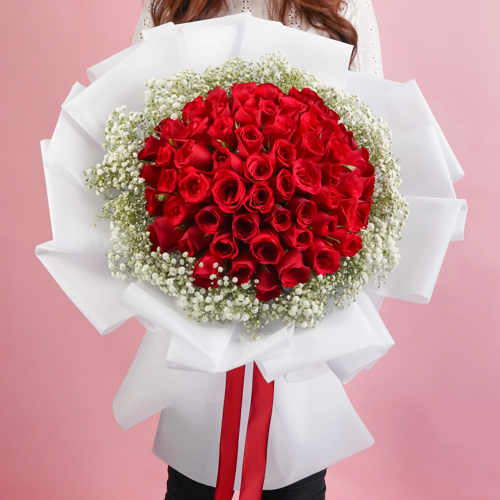 66 Red Roses Bouquet