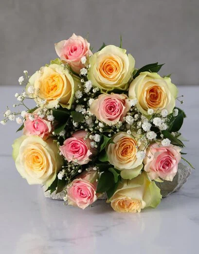 Perfect Pastel Rose Dream Bouquet