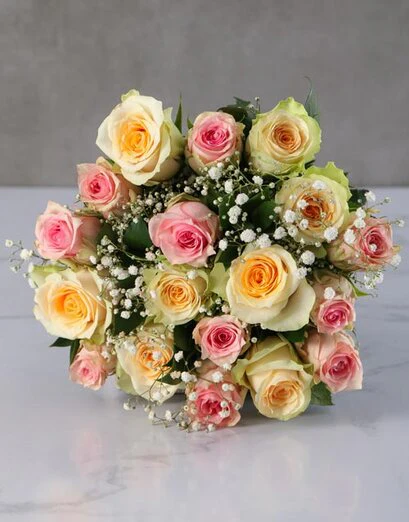 Perfect Pastel Rose Dream Bouquet