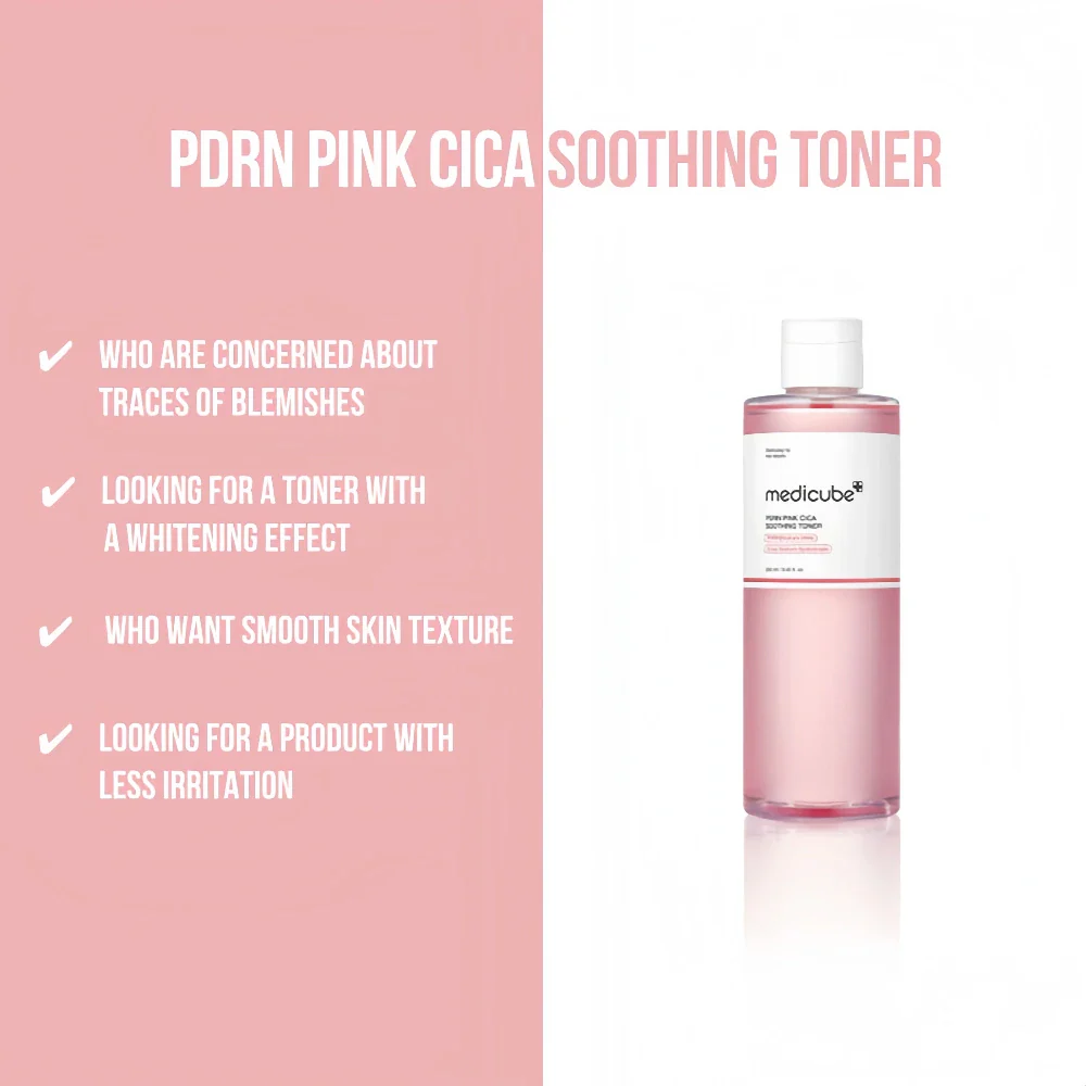 Medicube PDRN Pink Cica Soothing Toner 250ml