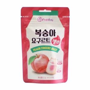PINKROLY Filled Gummies (Peach&Yogurt Flavor) 50g