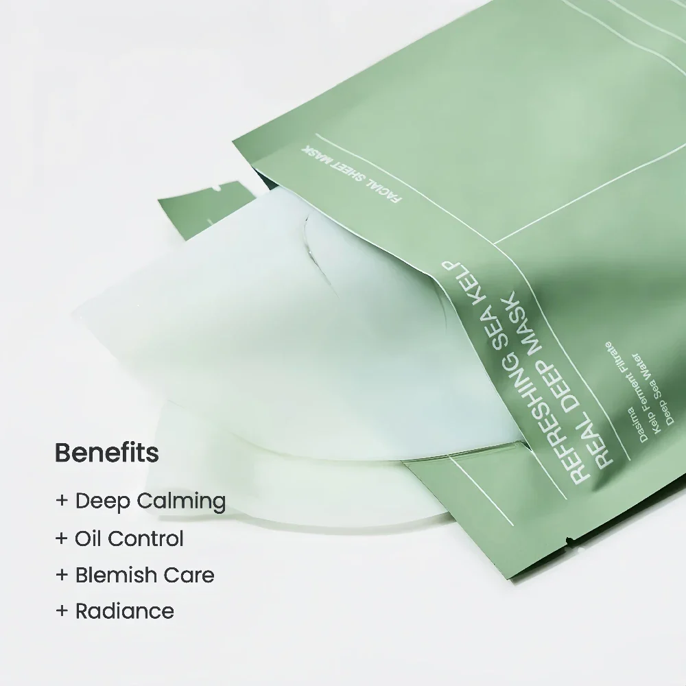 BIODANCE Refreshing Sea Kelp Real Deep Mask 4pcs