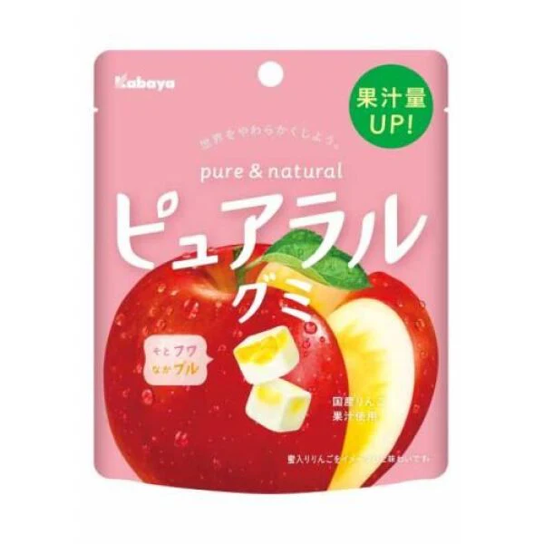 KABAYA Pure & Natural Gummy Apple Flavor 58g