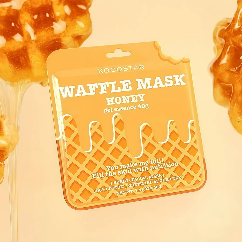 KOCOSTAR Waffle Mask Honey