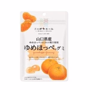 Nippon Yell Toyama Nyuzen Jumbo Gummies (Tangerine Flavor) 40g