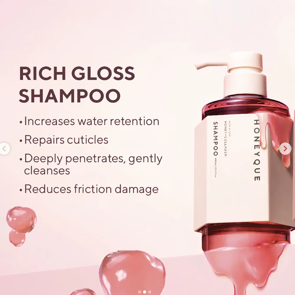 HONEYQUE Honey + Collagen Shampoo (450ml)