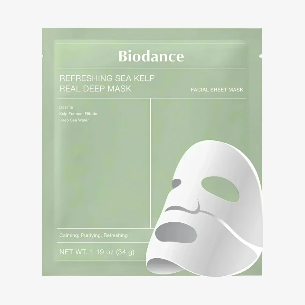 BIODANCE Refreshing Sea Kelp Real Deep Mask 4pcs