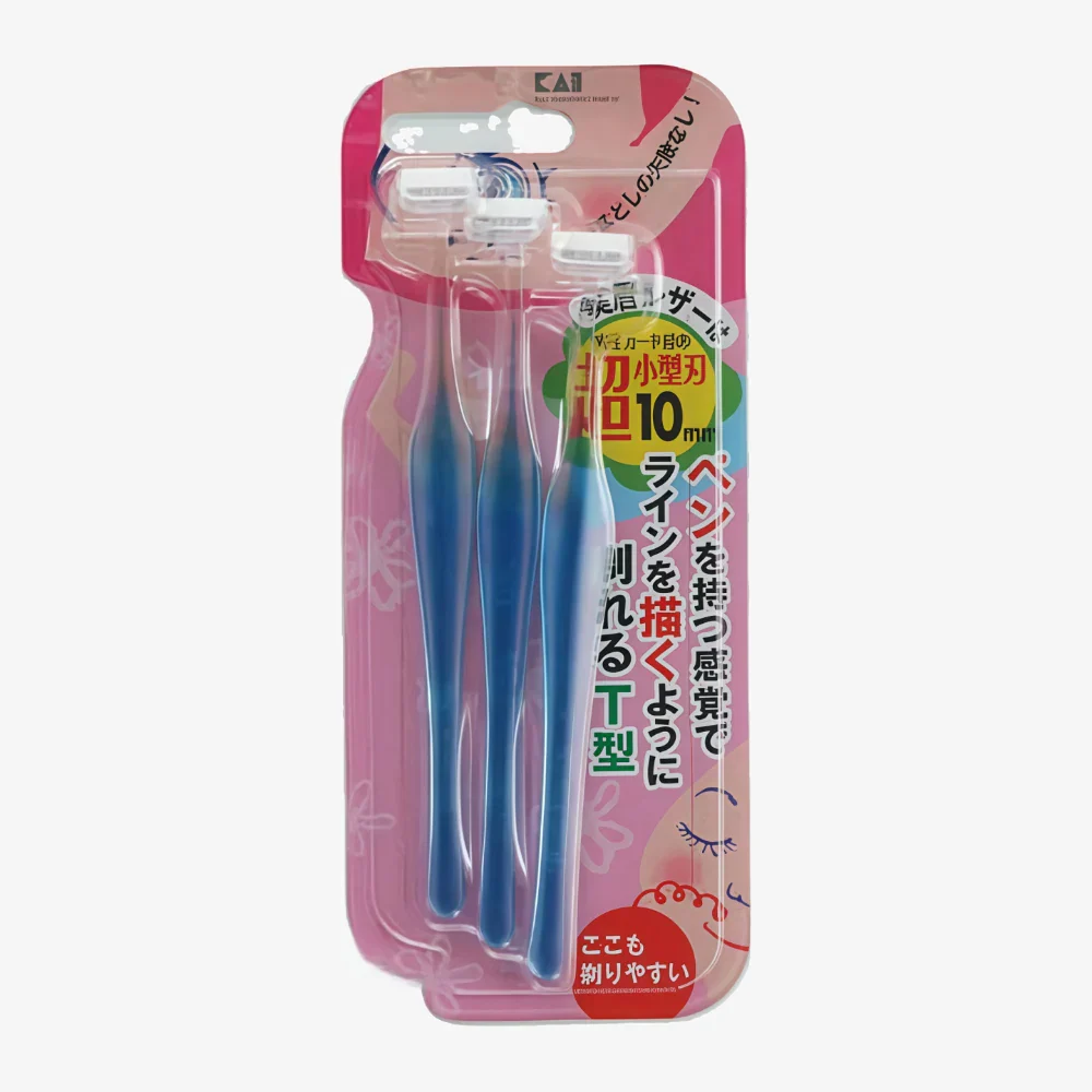 KAI Eyebrow Razor T Type 3pcs