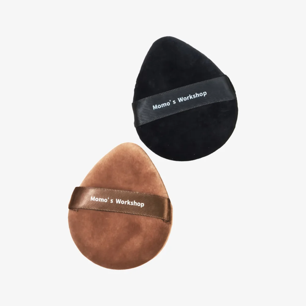 MOMOS  WORKSHOP Fluffy Loose Powder Puff 2pcs Set