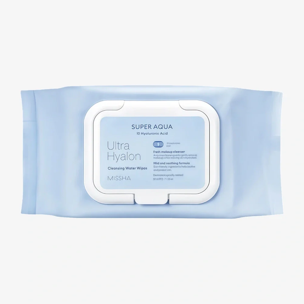 MISSHA Super Aqua Ultra Hyalron Cleansing Water Wipes 30 sheets