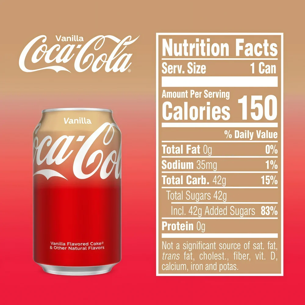 Coca-Cola Vanilla Soda 355ml