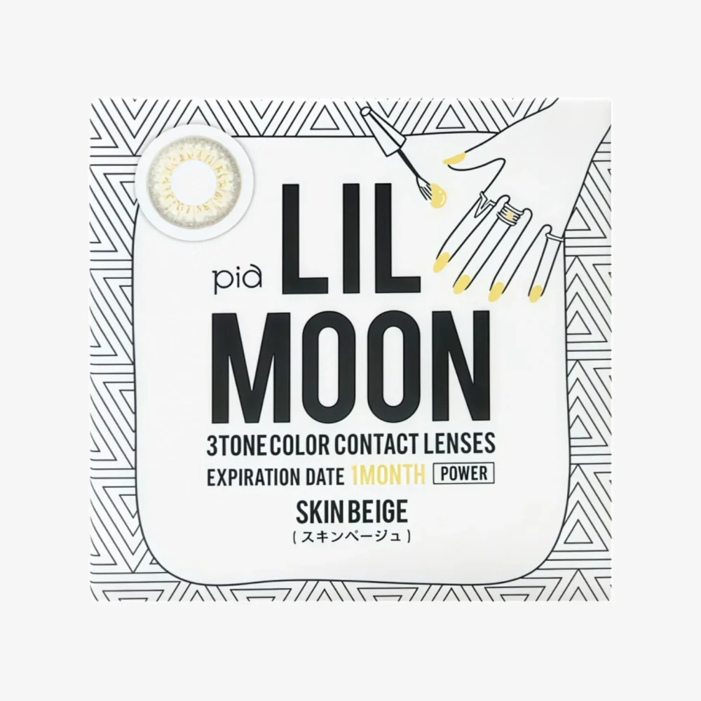 LIL MOON Monthly Contact Lens (Skin Beige) (1 Lens) -3.75