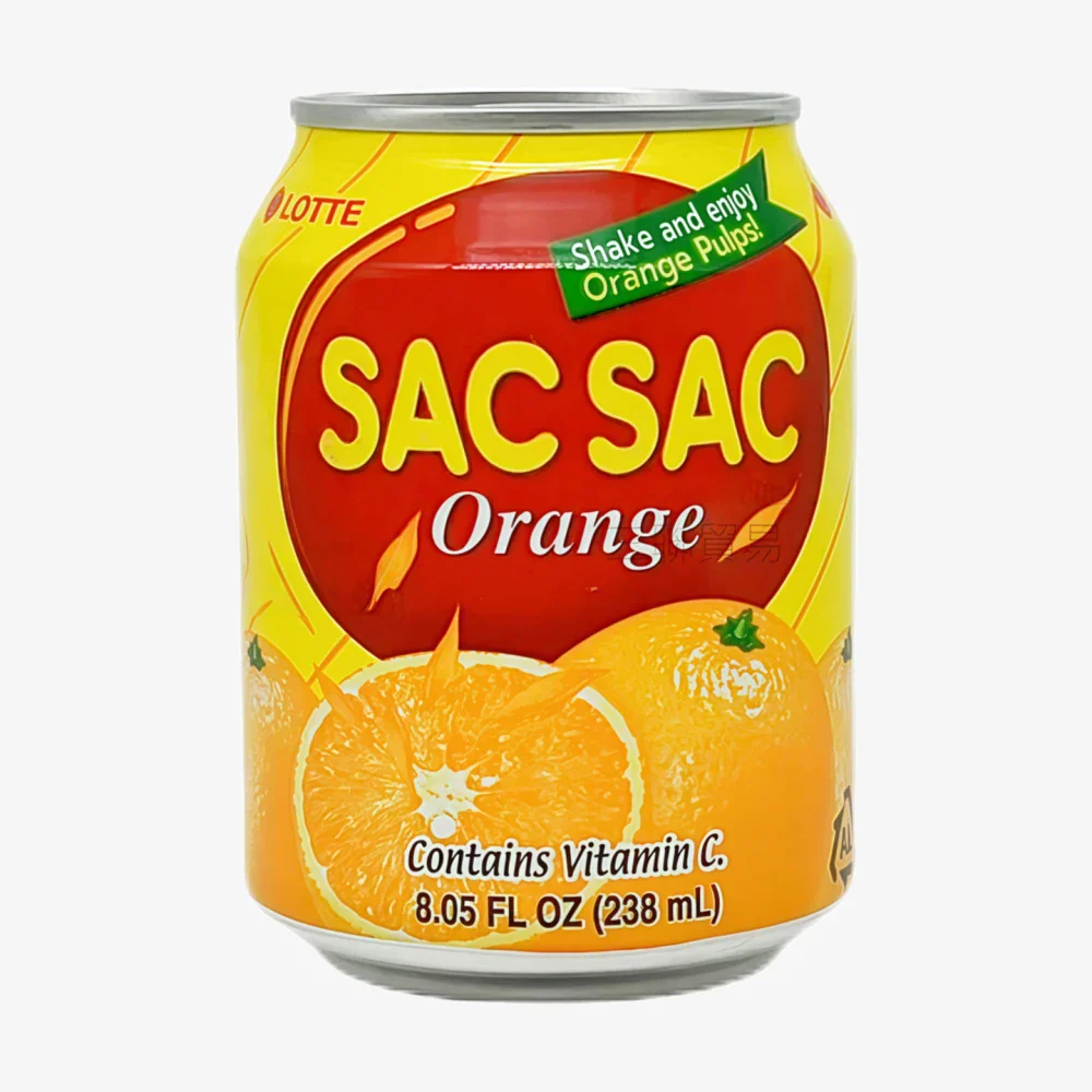 LOTTE Sac Sac Orange Drink 238ml