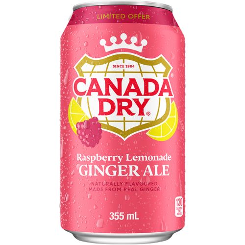 Canada Dry Raspberry Lemonade Gingerale 355ml