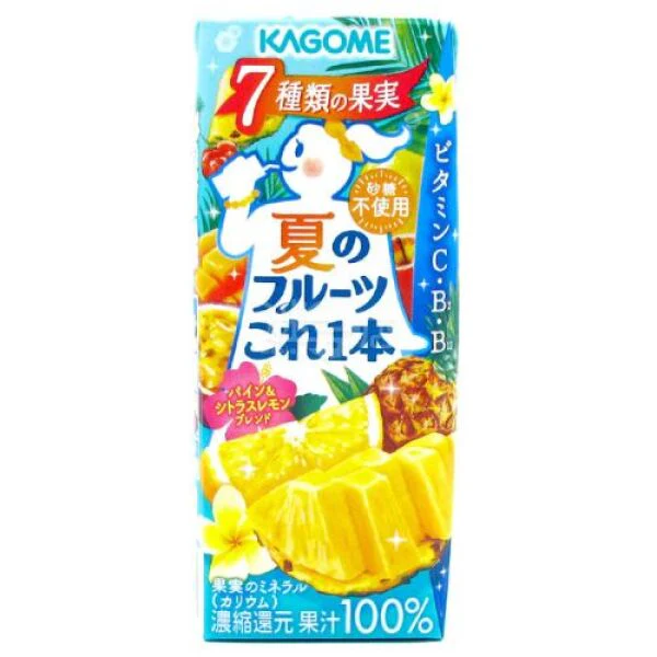 KAGOME Summer Pineapple Citrus Mixed Fruit Juice 200ml