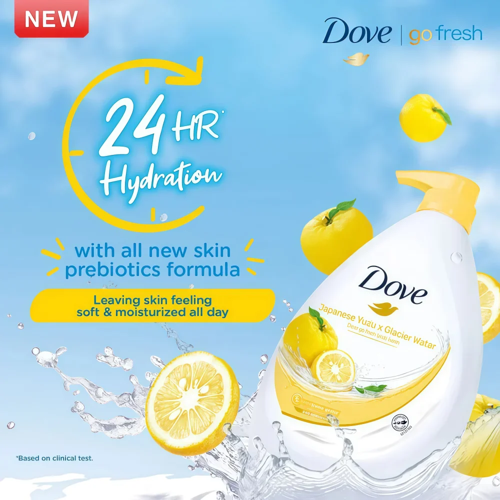 DOVE Body Wash Yuzu 900ml