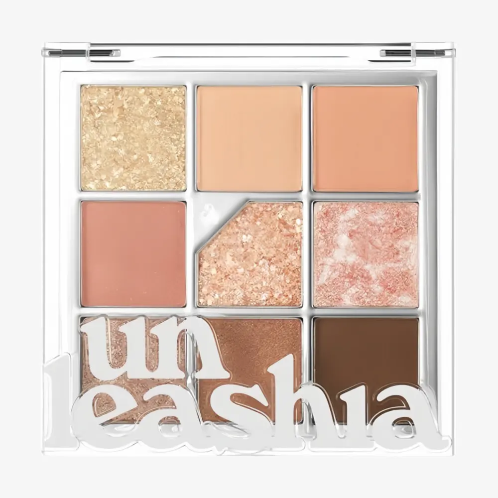 unleashia Glitterpedia Eye Palette No.3 All of Coralpink