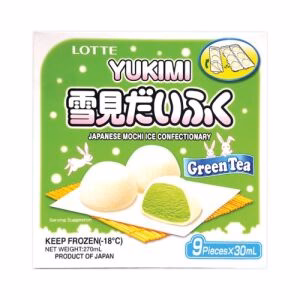LOTTE Yukimi Daifuku Green Tea 9ps*30ml