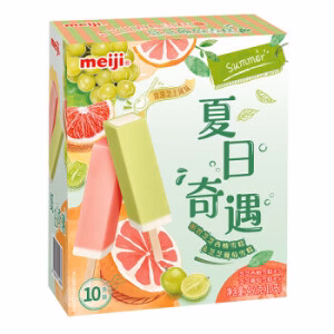 MEIJI Grapefruit & Grape Flavor Ice Bar 46g*10