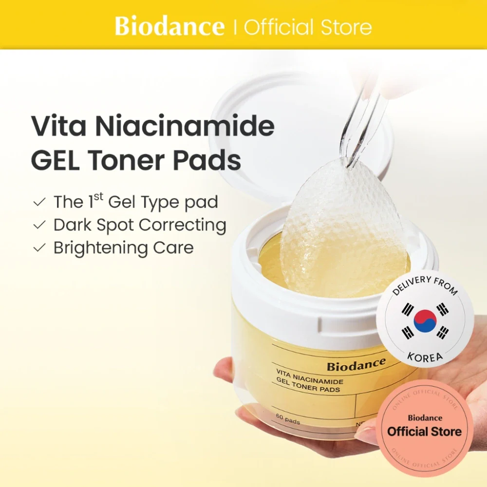 Biodance Vita Niacinamide Gel Toner Pad 140g / 60 pads