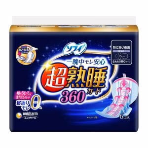 SOFY Overnight Sanitary Pad 36cm 6pcs