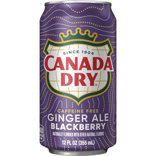 Canada Dry Blackberry Gingerale 355ml
