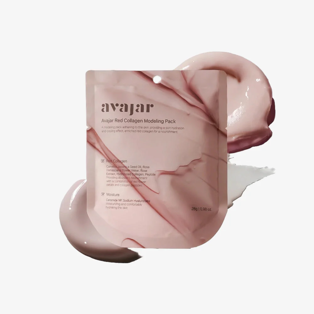 AVAJAR Rose Camellia Collagen Modeling Mask 28g