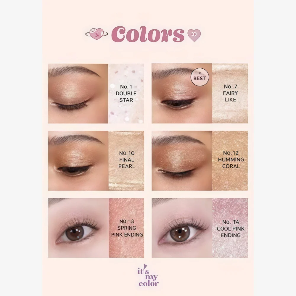 COLORGRAM Milk Bling Shadow 14 Cool Pink Ending
