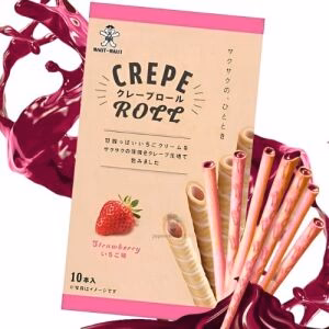 WANTWANT Crepe Roll - Strawberry 10p