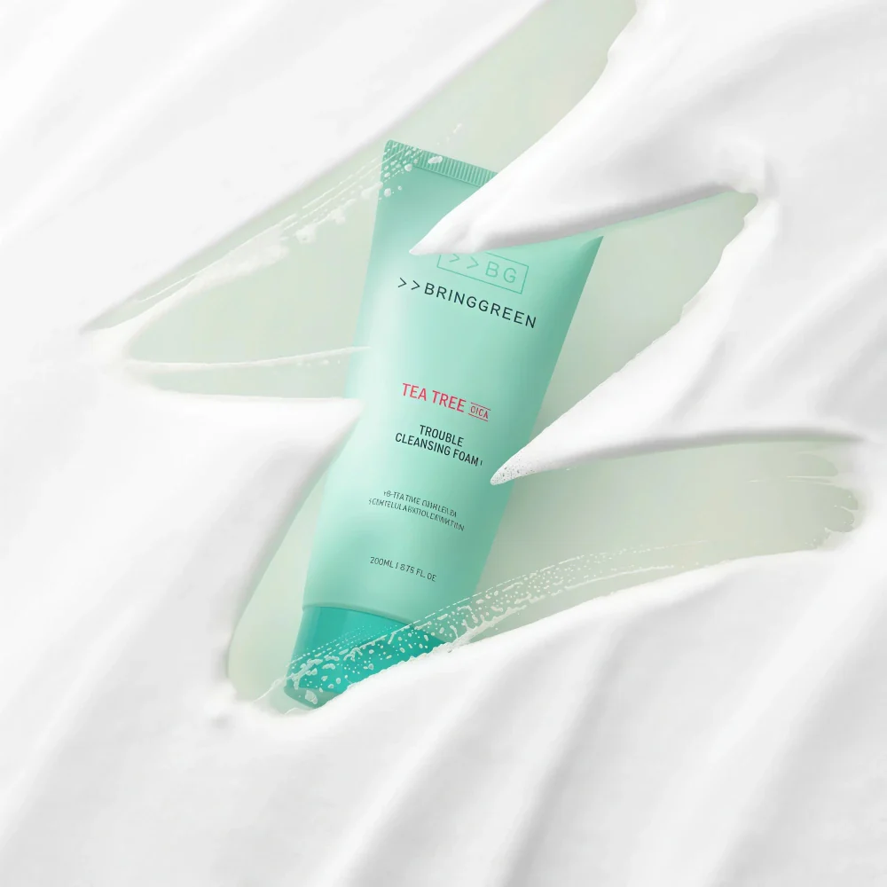 BRING GREEN Tea Tree Cica Trouble Cleansing Foam 300ml